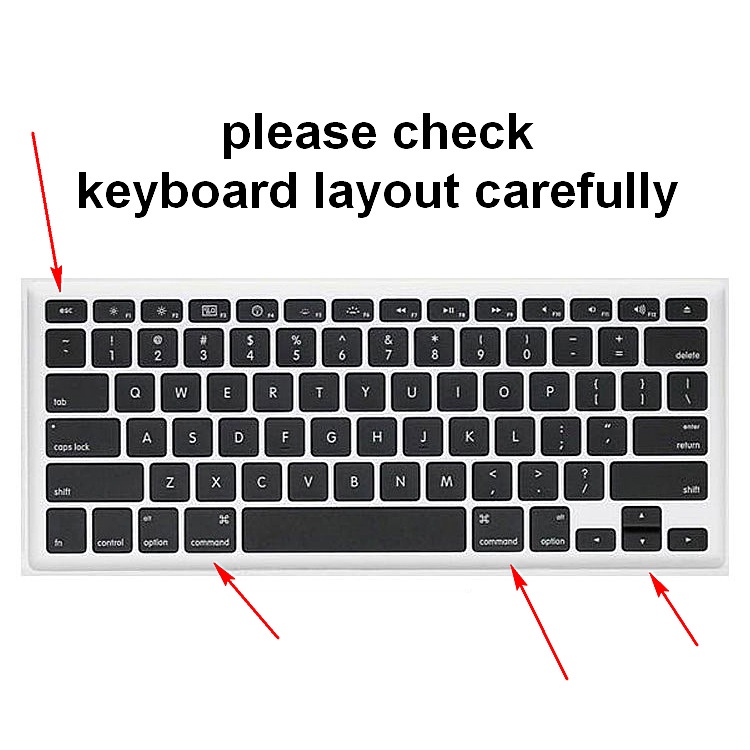 Pelindung Keyboard Macbook Pro Air Bahan Silikon Lembut Ultra Tipis Untuk 13 / 15 / 17 / A1