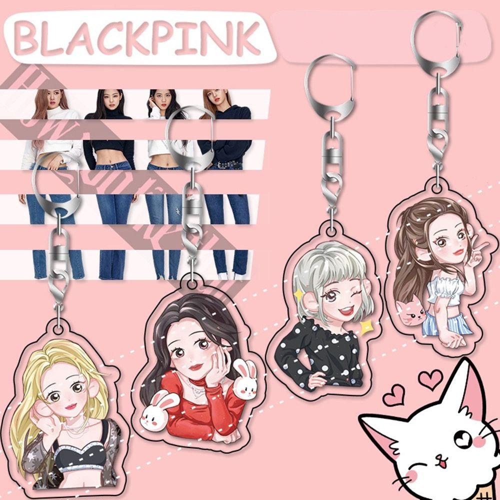 Wonder Pendant Blackpink Akrilik Transparan Humanoid Blackpink
