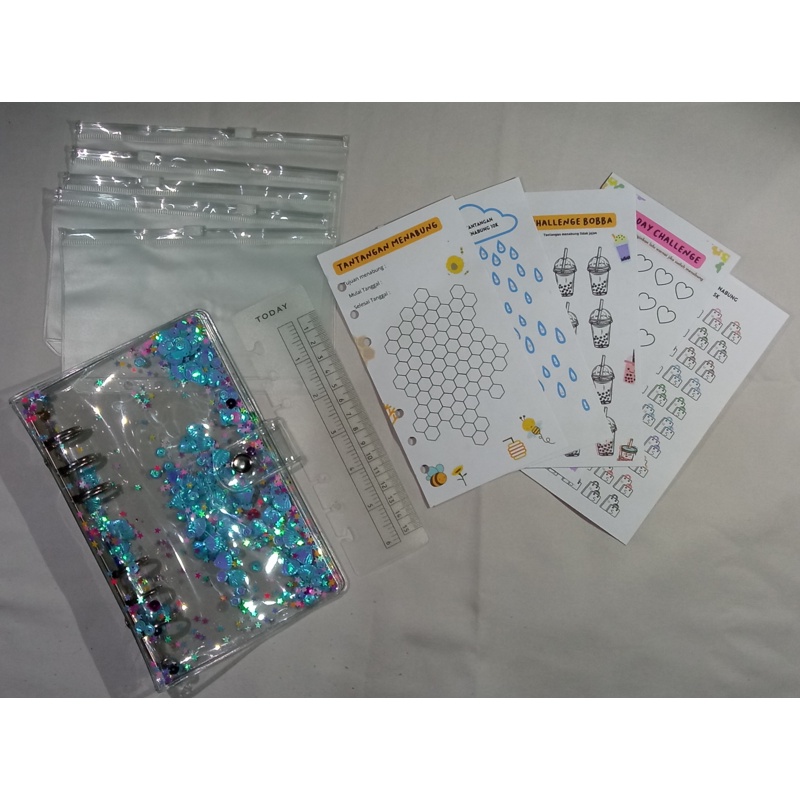 

Paket New Binder Keuangan A6 Manik Biru | Binder Keuangan/Anggaran