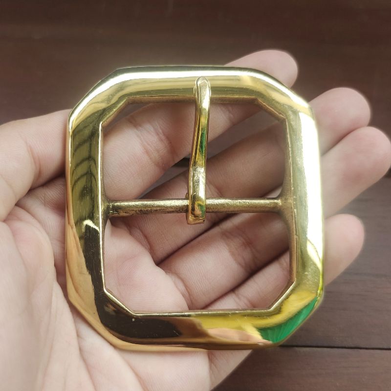 Kepala Gesper Kuningan Buckle Solid Brass