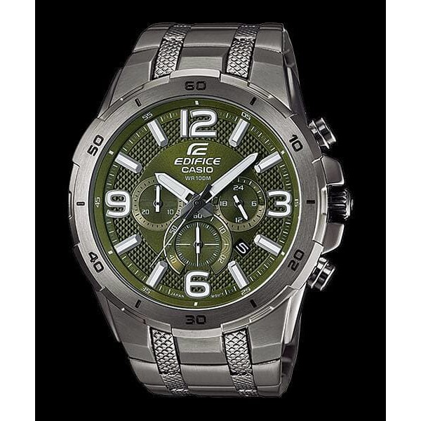 jam tangan / Watch_Id PRIA ORIGINAL CASIO EDIFICE EFR-538BK-3AV