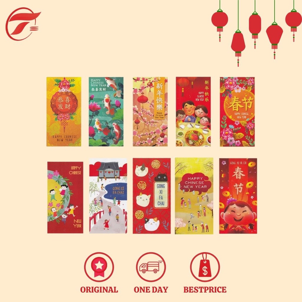 

AMPLOP ANGPAO IMLEK IMLB 10PCS/PACK SUPER PROMO CAPRICORN DESIGN 08X16