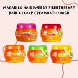 ✿ELYSABETHME✿ 【﻿ＭＡＫＡＲＩＺＯ】 makarizo hair energy creambath fibertheraphy 500 gr JUMBO pot cocok untuk salon hemat