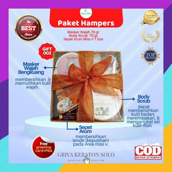 

Hampers Kado Hadiah Paket Gift Box Ulang Tahun Ultah Pernikahan Wedding Cewek Wanita Giftbox Unik