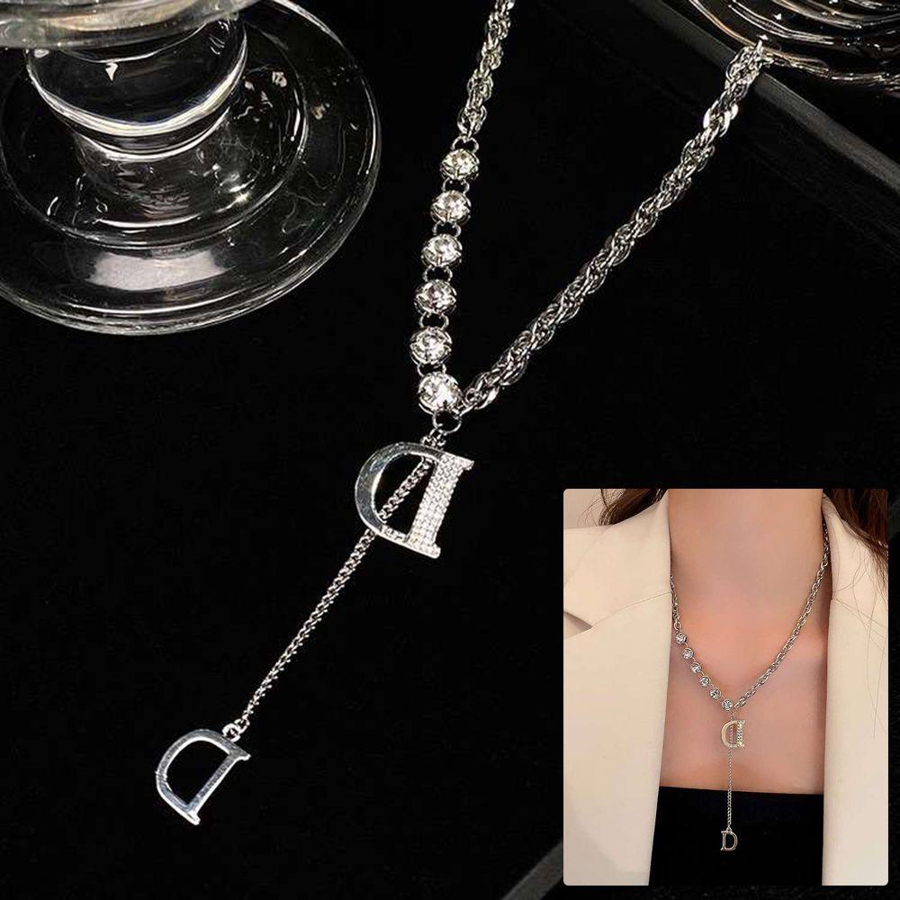 Lily Kalung Wanita Mewah  ​ Indah Perhiasan Fashion