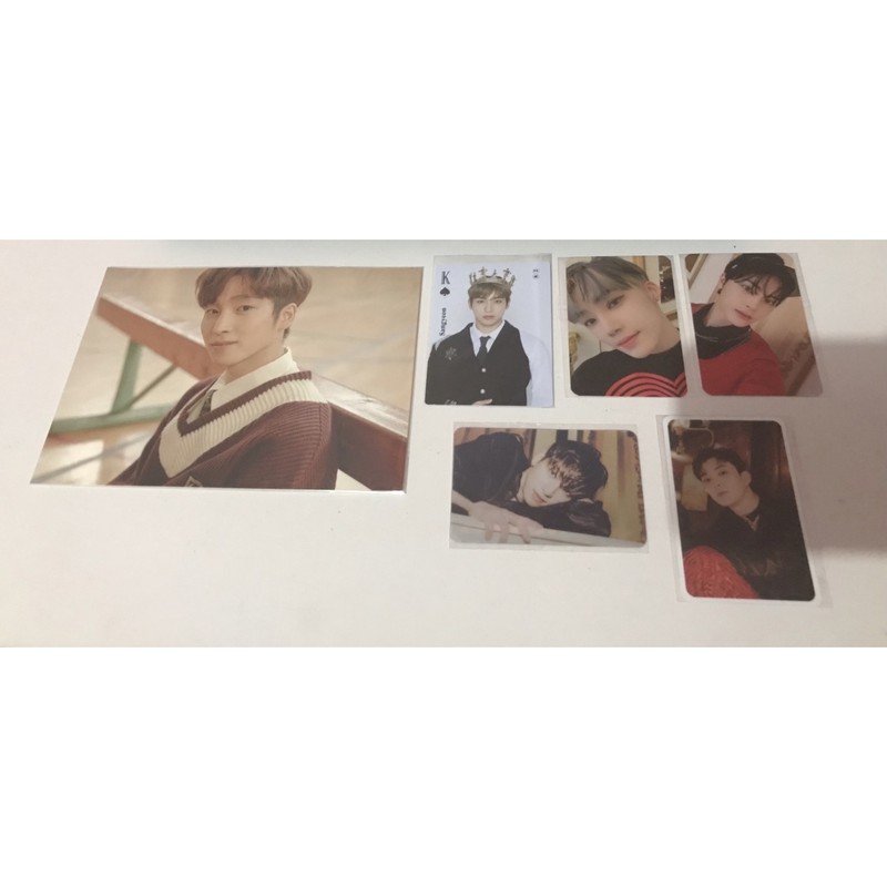 PHOTOCARD LENTI TICKET POSTCARD THE BOYZ CHASE SANGYEON NEW Q HAKNYEON