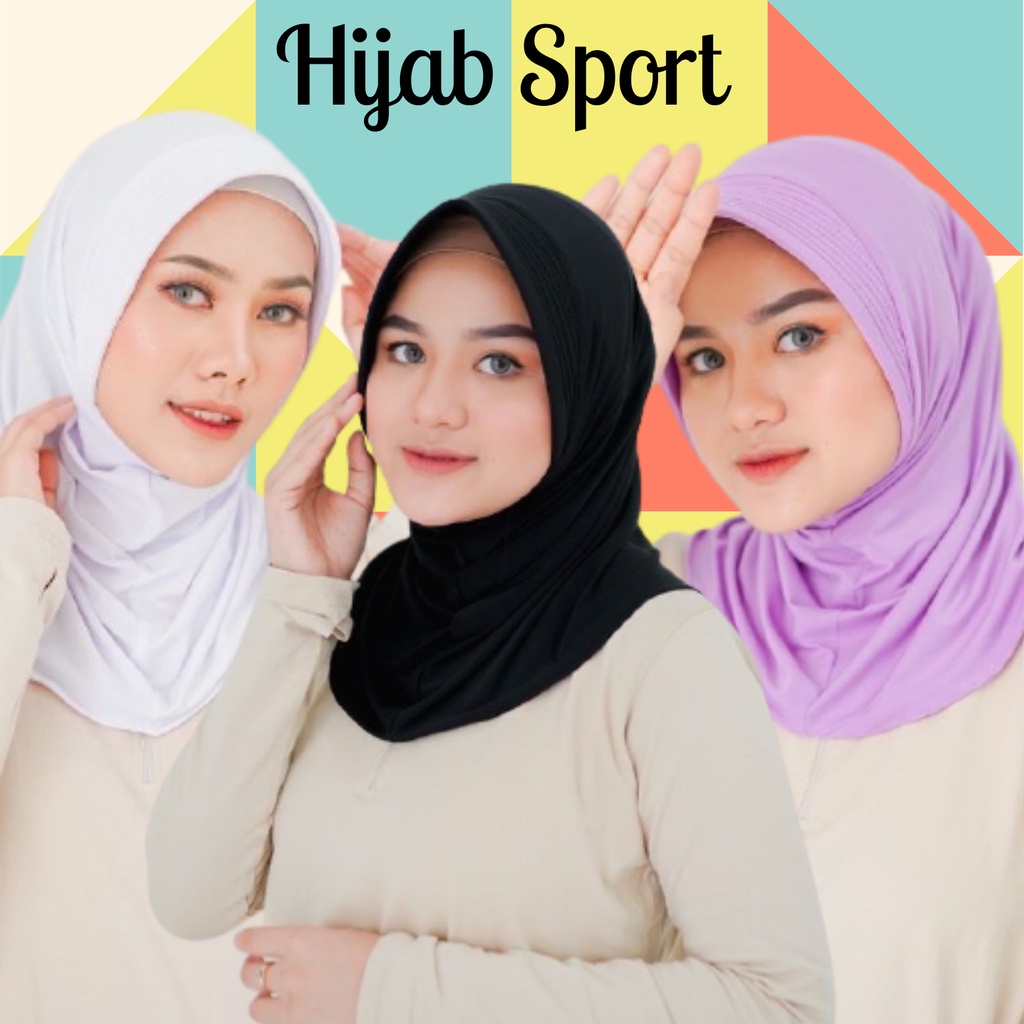 Jual Promo Hijab Volly / Hijab Futsal /Hijab Basket / Fashion Muslim