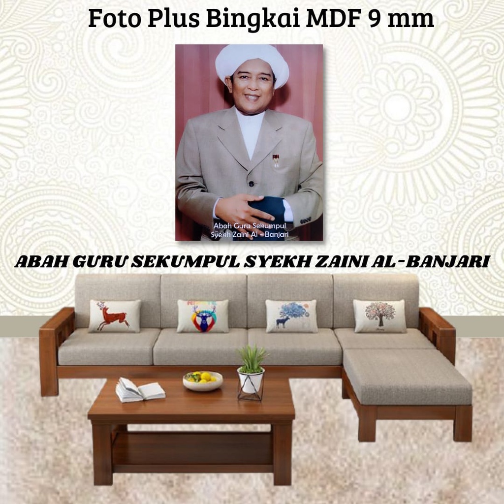 Foto Habib Plus Bingkai / Photo Ulama / Poto Habaib /ukuran 25 x 35