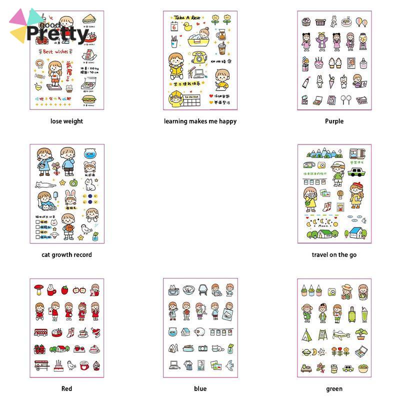 Stiker Motif Emoji Untuk Dekorasi Handphone / Diary DIY - PD