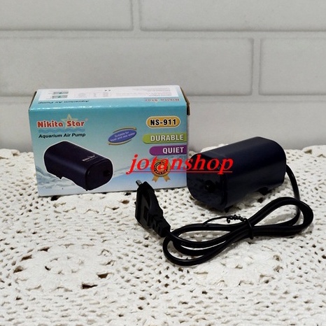 NIKITA STAR NS911 NS 911 mesin aerator pompa udara 1 lubang aquarium aquascape air pump NS-911