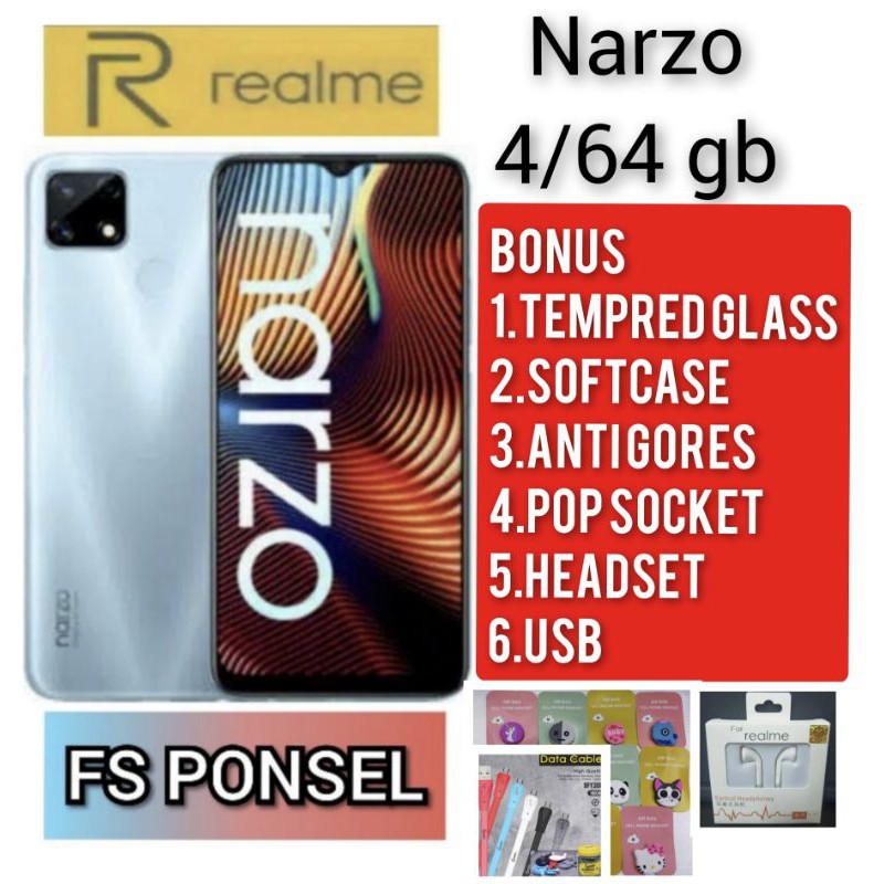 HP REALME NARZO GARANSI RESMI