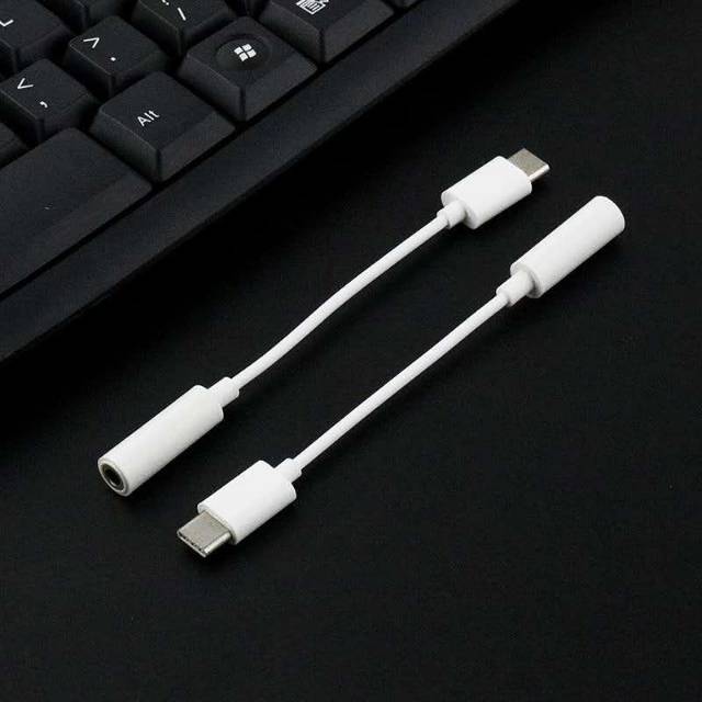 Konektor Headset Type C to 3.5mm Connector Handsfree Tipe C ke Jack 3.5mm Standard Konverter Headset