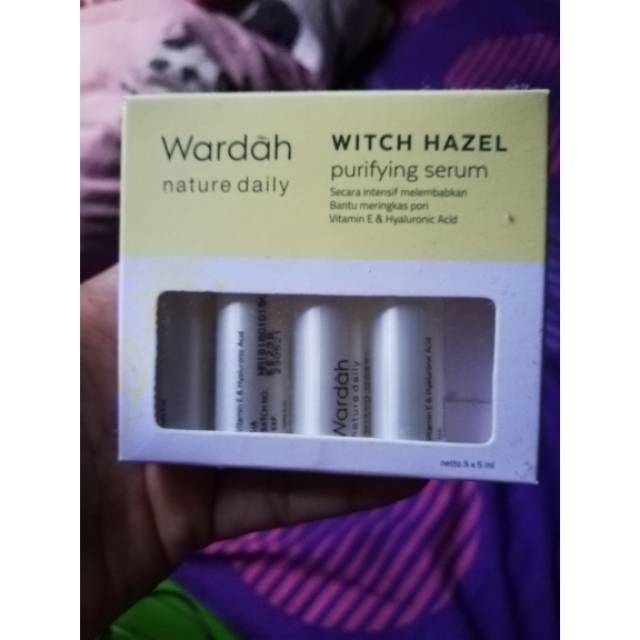 Preloved Skincare / Wardah Witch Hazel Purifying Serum