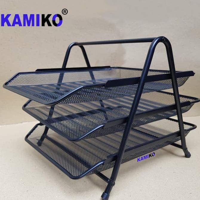 

[[COD]] Kamiko Rak Surat Letter Tray Jaring Letter Paper Document Tray susun BERGARANSI Kode 766