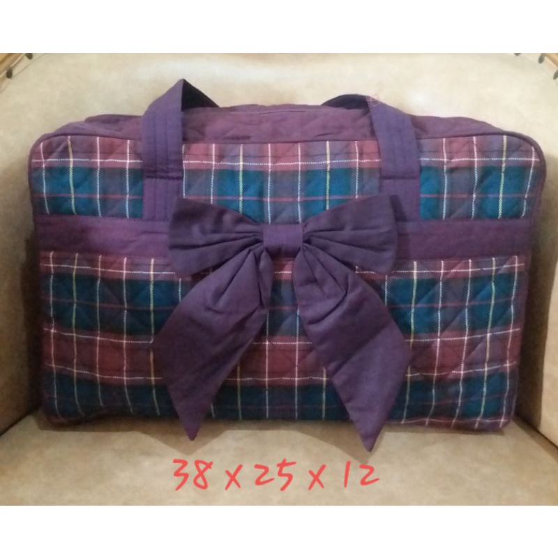 Preloved tote bag, tas bahu, tas wanita, tas kain