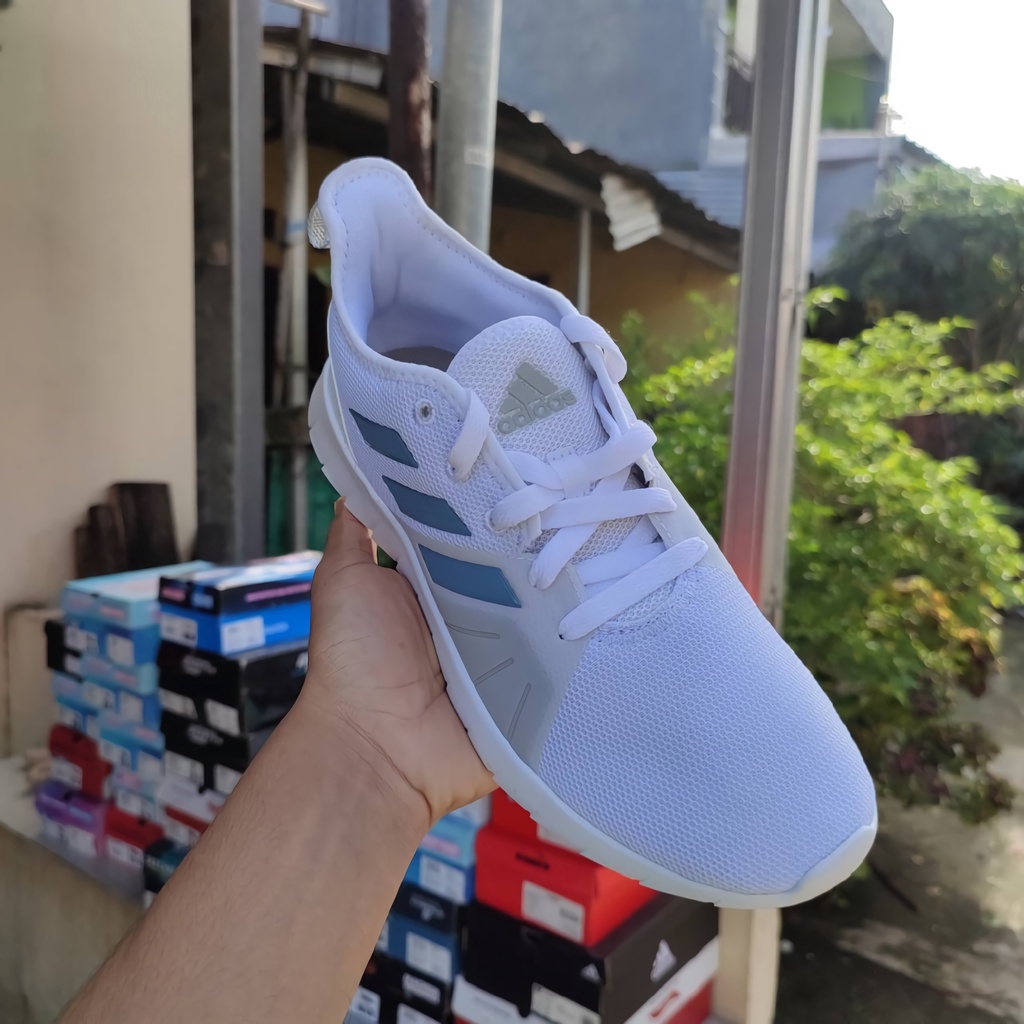 Sepatu Sneakers ADIDAS Asweerun 2.0 - White 100% - BNIB