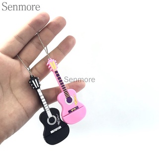 Flash Disk USB 2.0 Kapasitas 2tb Bentuk Gitar Bahan Silikon