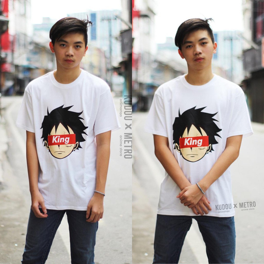 Tshirt Luffy KING Box White Onepiece