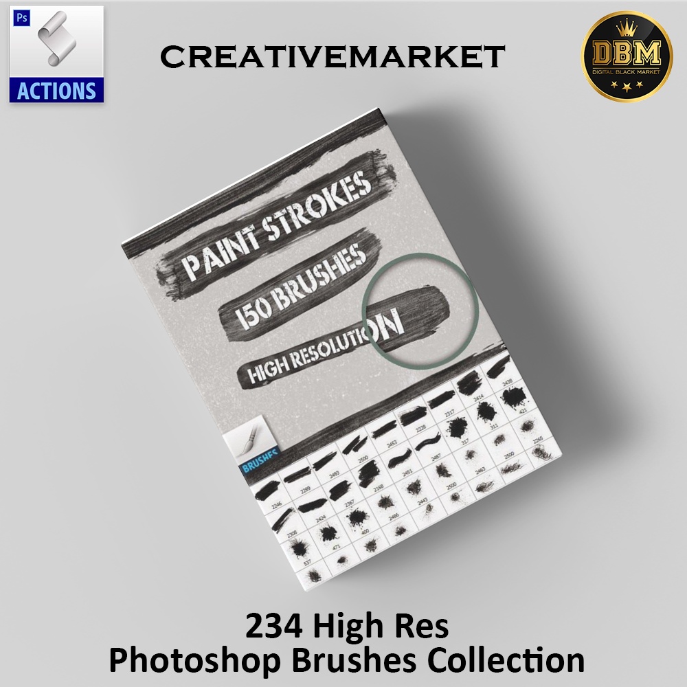 234 High Res Photoshop Brushes Collection