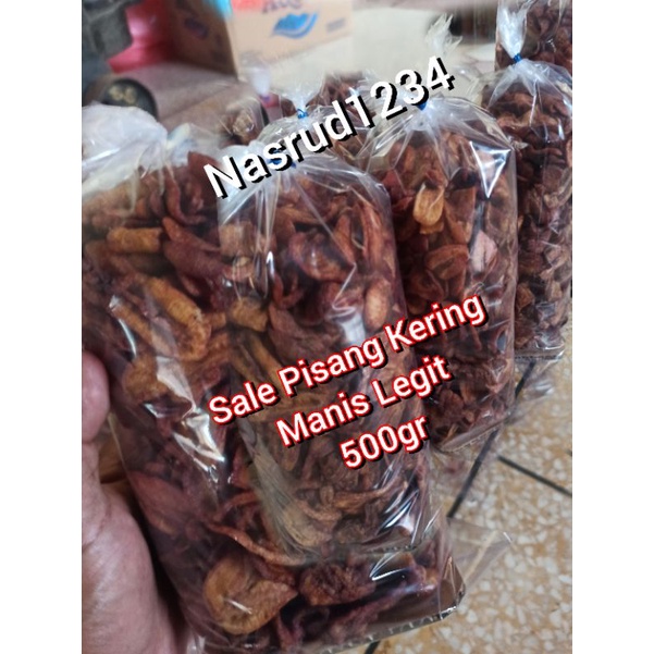 

SALE PISANG MANIS LEGIT KHAS TRENGGALEK 500gr