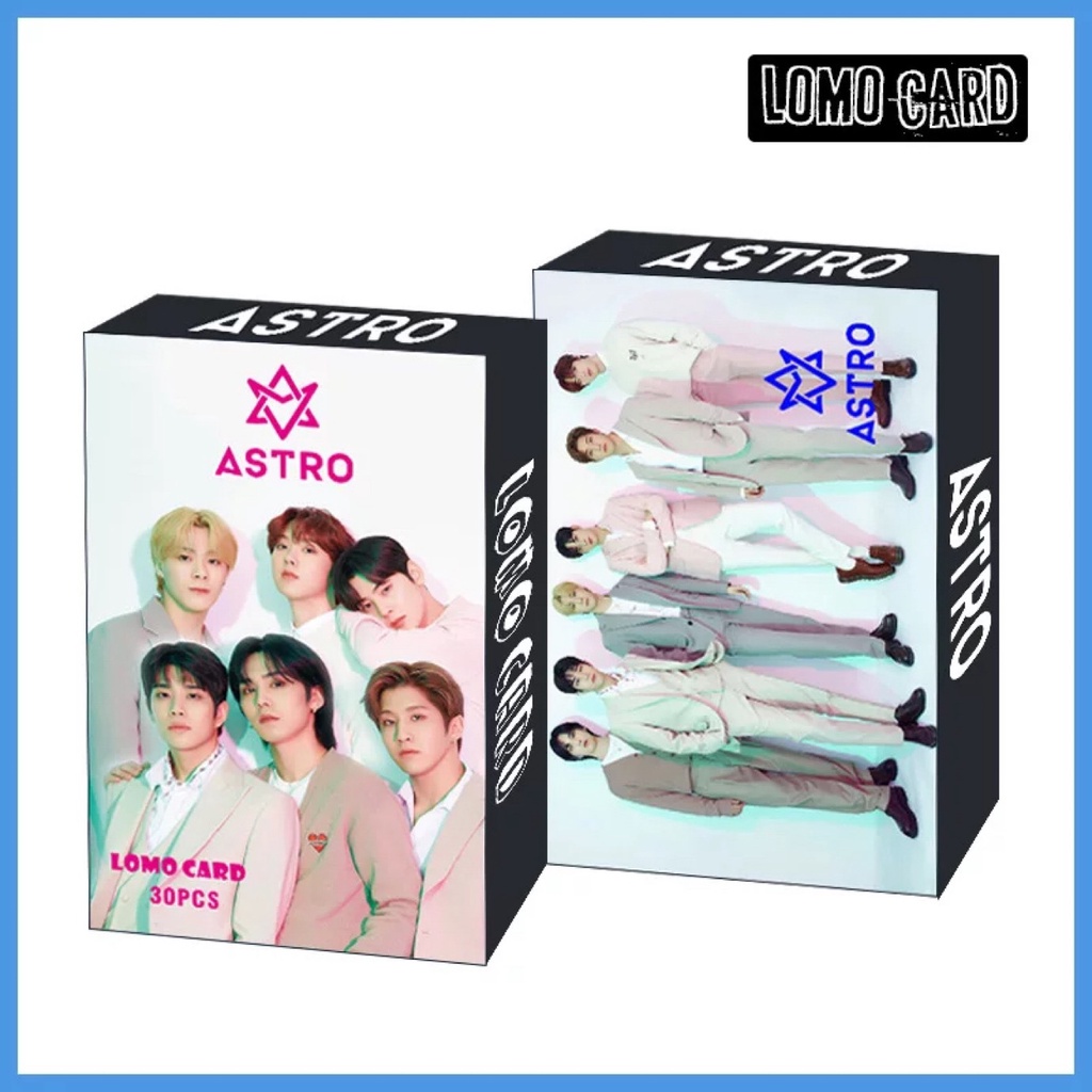 30pcs Kartu Foto Kpop LOMO TXT EXO AESPA ASTRO SEVENTEEN NCT