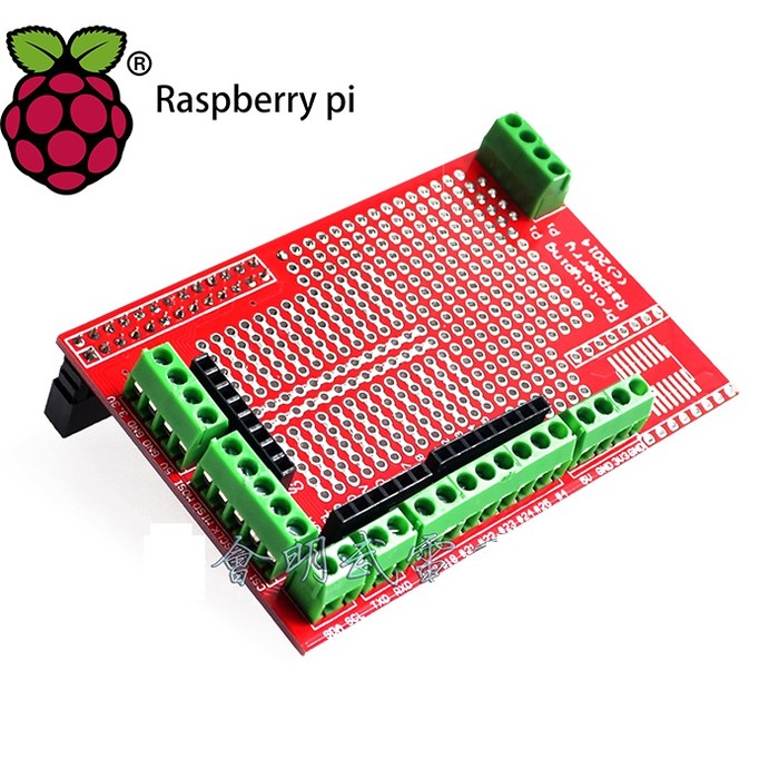 Prototyping Shield for Raspberry Pi 3/ Pi 2 Model B+ Prototyping Plate