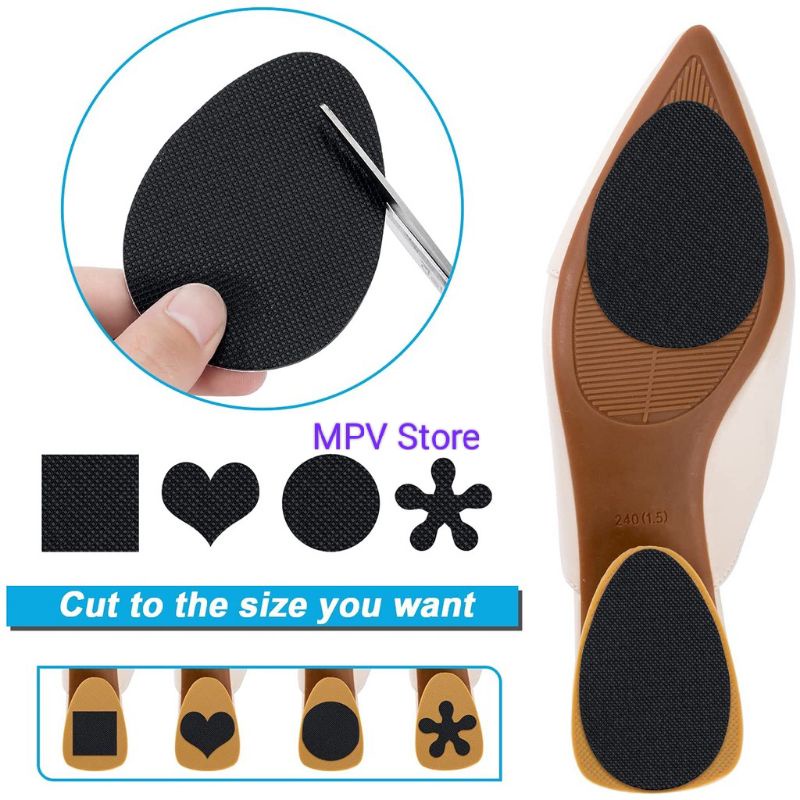 1 Pasang Anti Slip Sepatu Sol Anti Licin Outsole Anti Slip High Heels