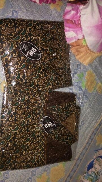 Maura Couple - Sania Ruffle Batik Couple Ori Ndoro Jowi Garansi Termurah Shopee - Batik Modern Solo