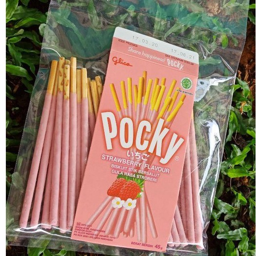 

Pocky Coklat Strawberry Matcha Double Choco Cookies Cream Choco Banana Kiloan Repack