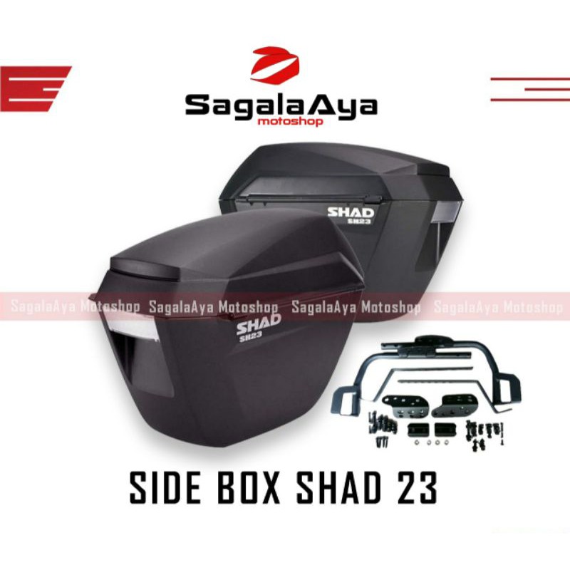 Side Box Motor SHAD SH 23 Terbaru dan Terlaris SH23 versys CB vixion xabre NCB pulsar