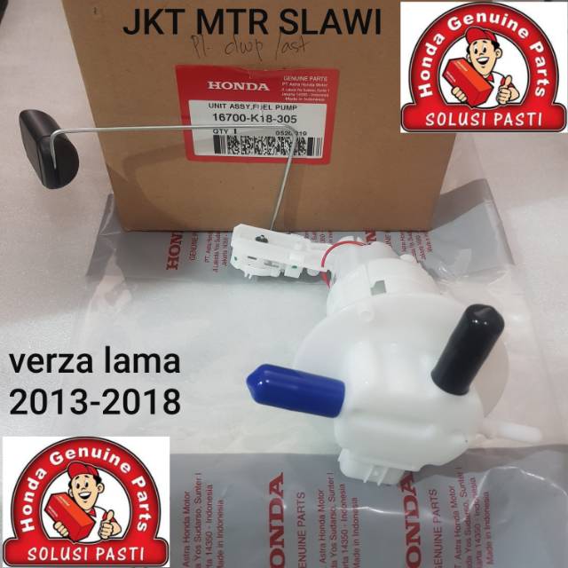 16700-K18-305 Fuel pump verza f1 lama 2013-2018 filter terpisah ori honda ahm asli honda