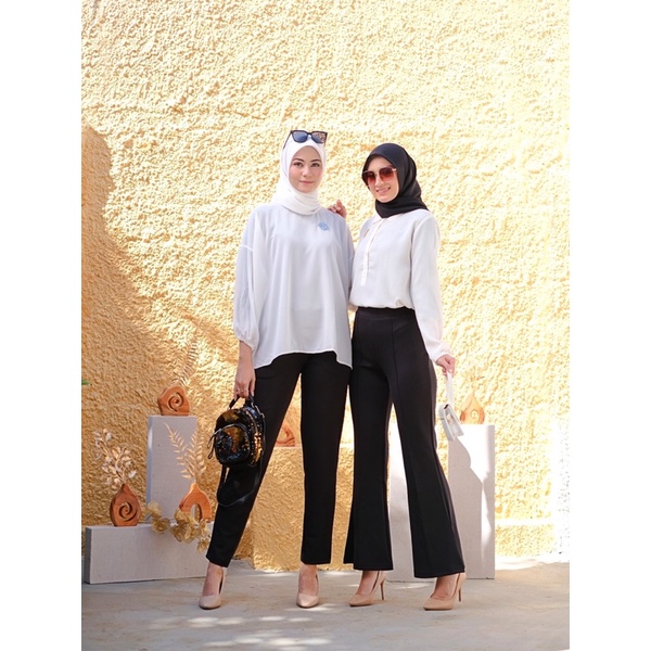 Ounadoutfit skinny pants scuba premium basic | celana wanita nyaman | comfortable skinny pants | scuba pants | celana basic wanita