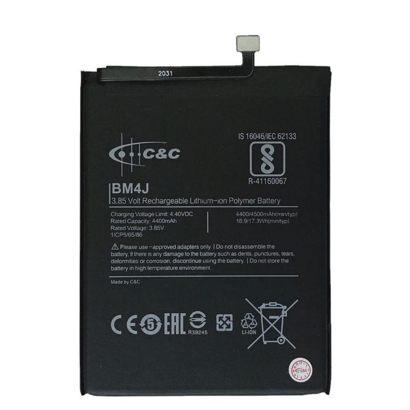 BATERAI BATRE BATTERY REDMI NOTE 8 PRO/BM4J MERK C&amp;C