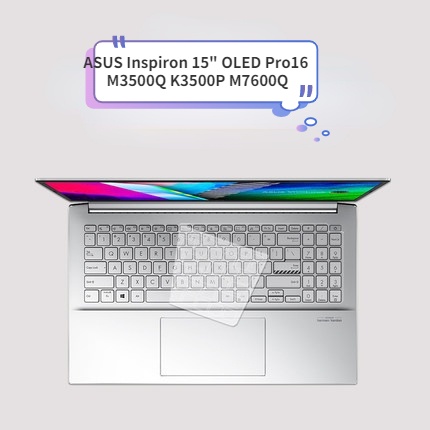 Film Pelindung Keyboard Bahan Silikon Untuk ASUS Inspiron 15 &quot;OLED Pro16 M7600Q M3500Q K3500P Notebook R9 Pro15.6 M3500Q K3500P M7600Q