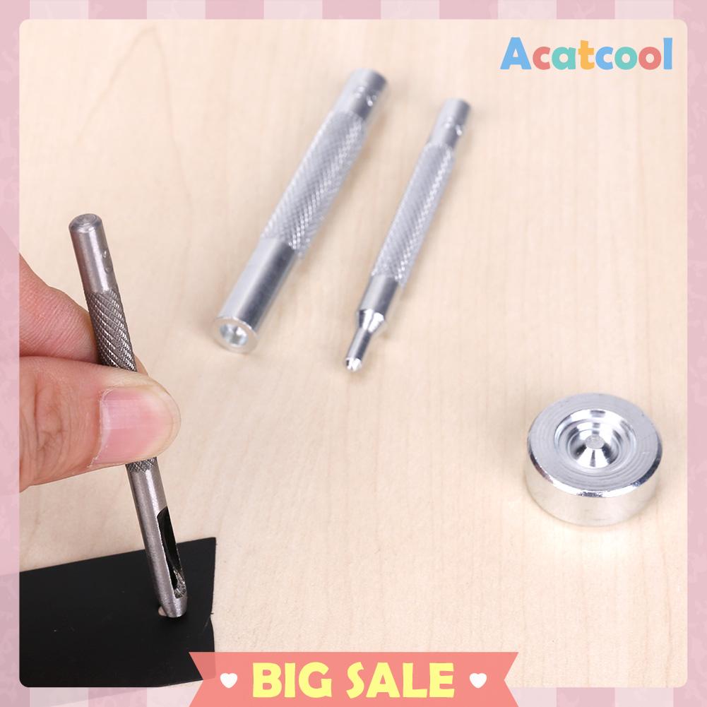 4pcs Kancing Snap Bahan Metal DIY