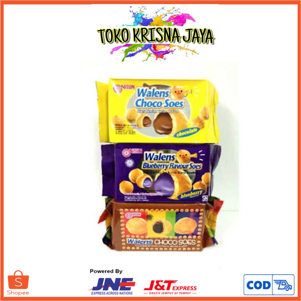 

NISSIN WALLENS CHOCO SOES | BLUEBERRY FLAVOUR SOES BISCUIT NETTO 100GR