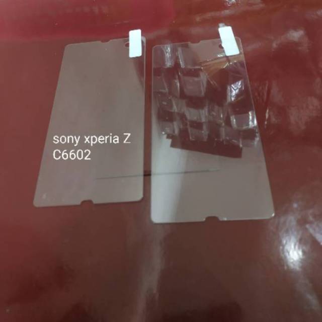 Tempered glass Sony Xperia Z . Z1 . Z2 . Z3+ / Z4 . Z3 mini anti gores kaca bening transparan screen guard pelindung layar