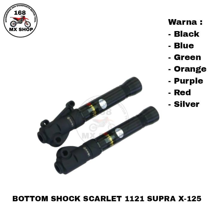 Bottom Botol Tabung Scarlet Shock Absorber Depan 1121 Bebek&Matic SupraX-125