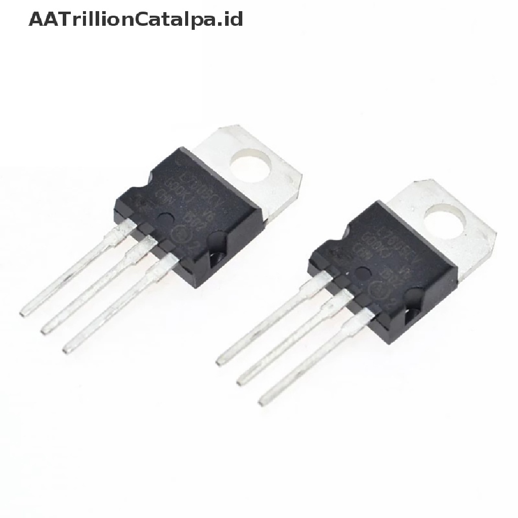 10pcs L7805CV L7805 7805 IC Regulator Tegangan 5V 1.5A TO-220 Untuk make in china