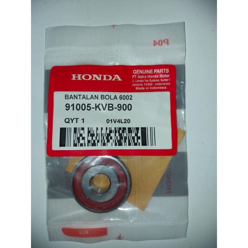 laher bak cvt beat/vario 6002 bearing bak cvt laher bok cvt beat tanpa bos