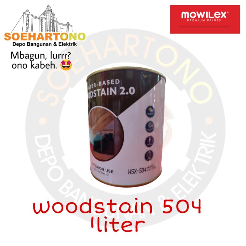 Mowilex woodstain Exterior 504 1 liter
