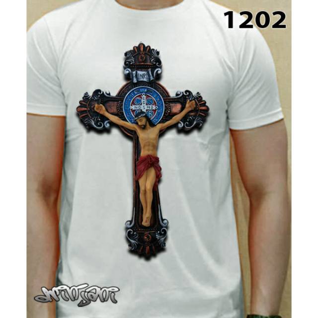 Kaos 3d rohani salib jesus nasrani yesus