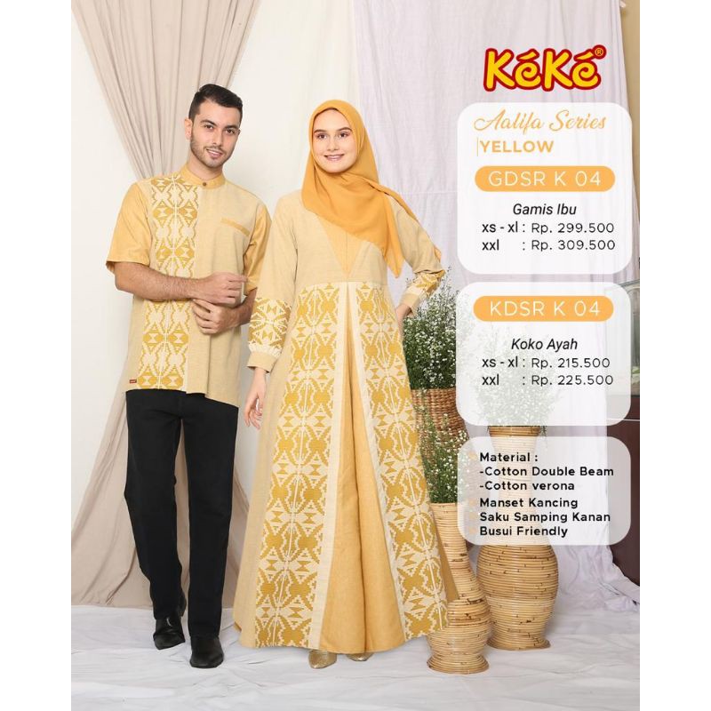 gamis Keke GDSR K 04 Yellow