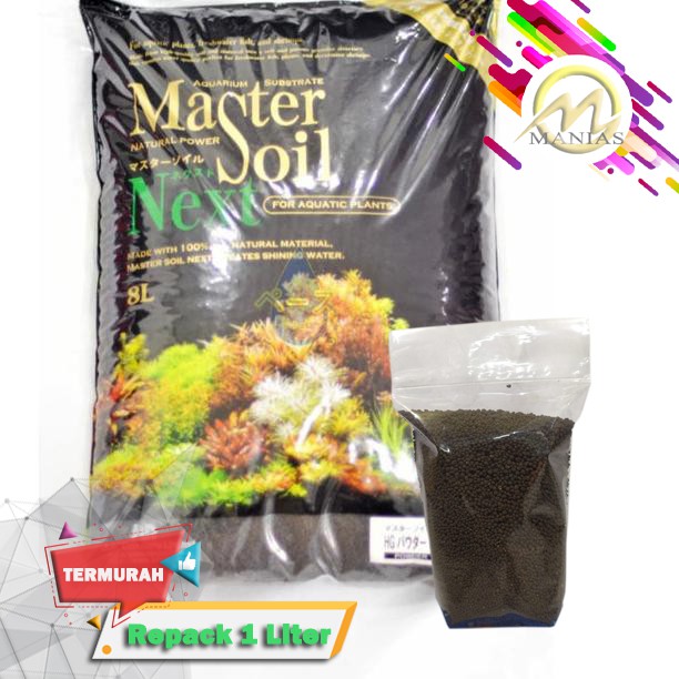 MASTER SOIL 1L SOIL JEPANG MEDIA TANAM AQUASCAPE TERMURAH