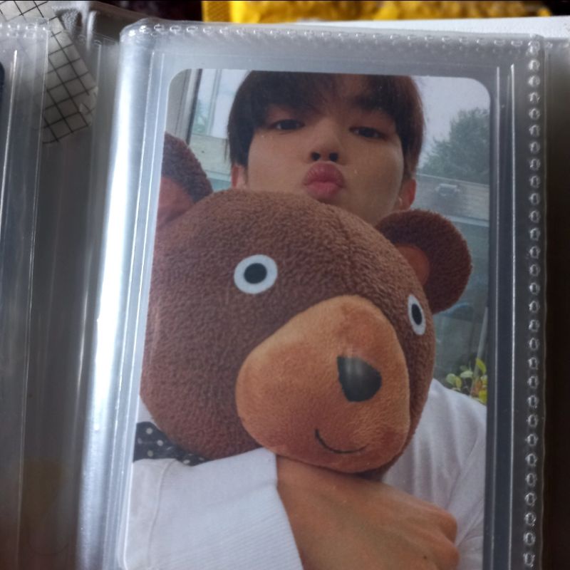 Photocard taeyong sticker boneka, past, id card departure, ncit night official