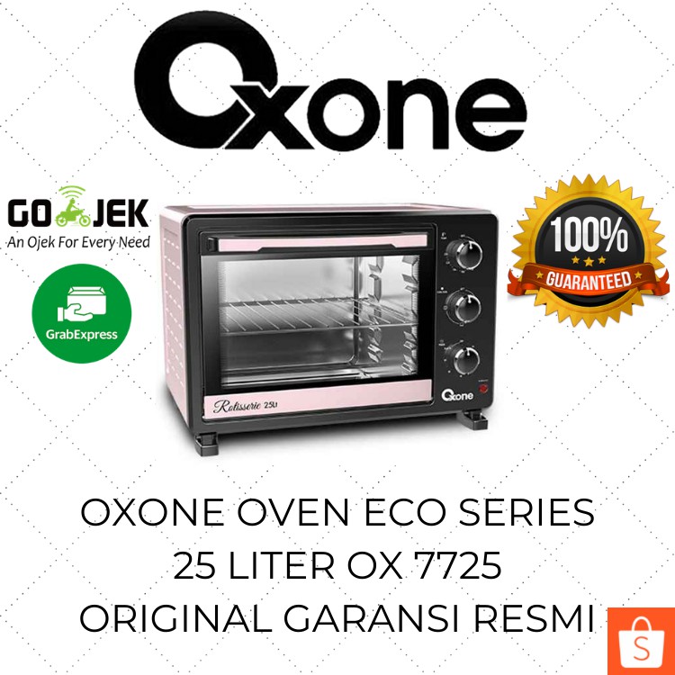 Oxone Oven Eco Series Sakura Pink 25 Liter OX 7725 Low Watt Besar Murah Serbaguna Original