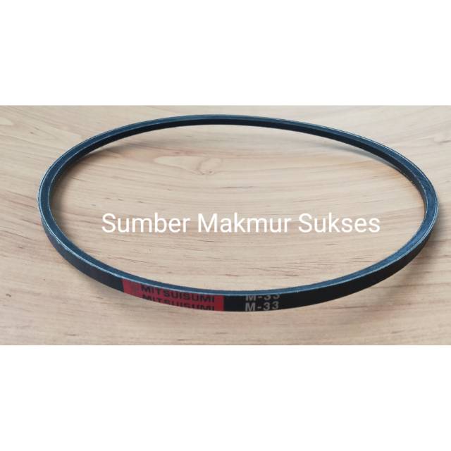 V belt Vanbelt Fanbelt Mesin Cuci M33 M 33 M-33 Mitsuisumi Grade A