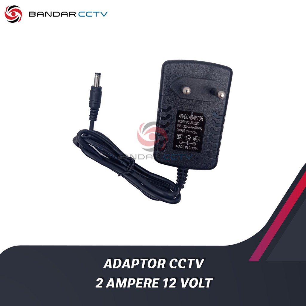Adaptor CCTV 2 Ampere 12 Volt
