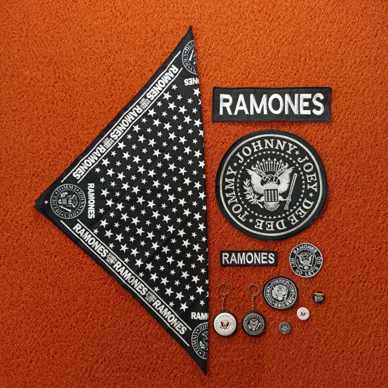 BACKPATCH BORDIR RAMONES SATU SET TERLARIS ( + SLAYER )