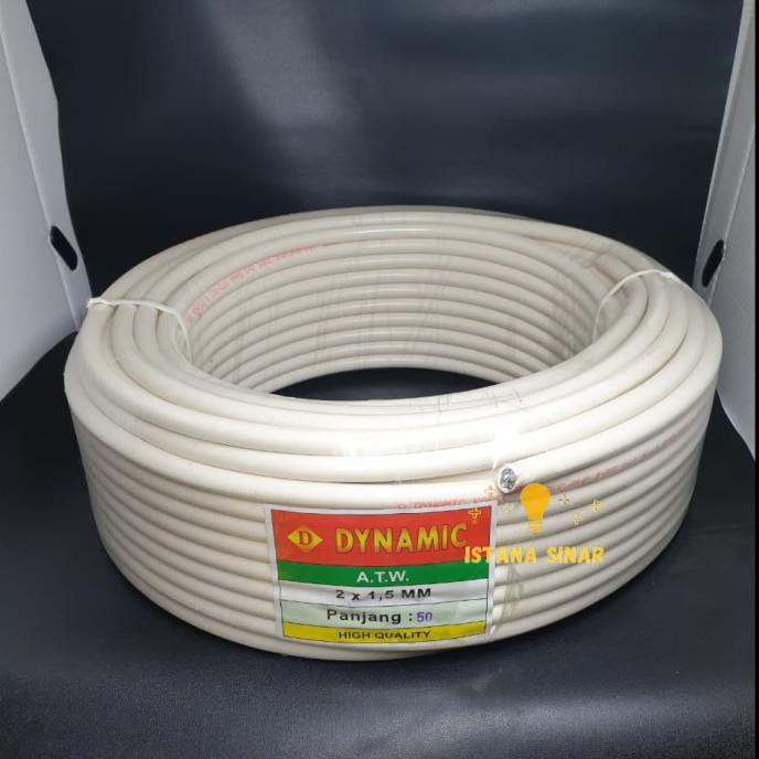 Kabel listrik Dynamic NYM 2 x 1.5 / Kabel tembaga / Kabel kawat